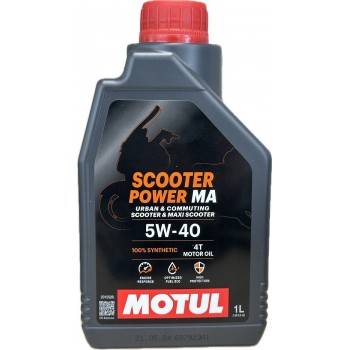 aceite moto 4t - Motul Scooter Power 4T 5w40 1L MA