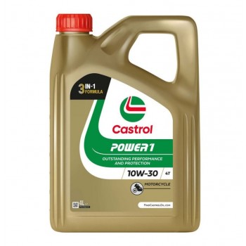 aceite moto 4t - Castrol Power1 4T 10w30 4L 15f565