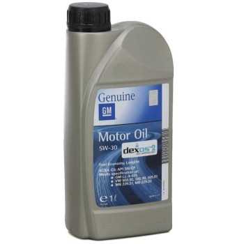 aceite de motor coche - GM Dexos2 5w30, 1L