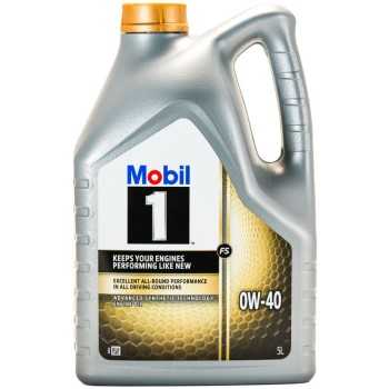 aceite de motor coche - Mobil 1 FS 0w40, 5L