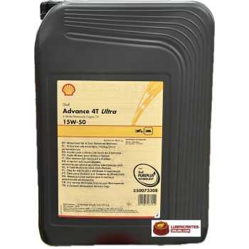 aceite moto 4t - Shell Advance Ultra 4T 15w50 20L