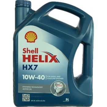 aceite de motor coche - Shell Helix HX7 10w40 5L