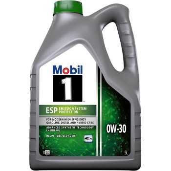 aceite de motor coche - Mobil 1 ESP 0w30, 5L