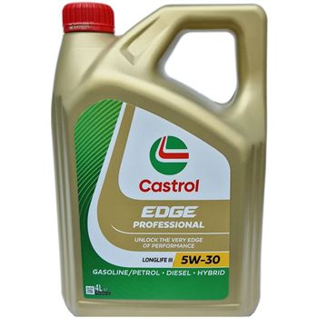 aceite de motor coche - Castrol Edge Professional LongLife III (LLIII) 5w30 4L