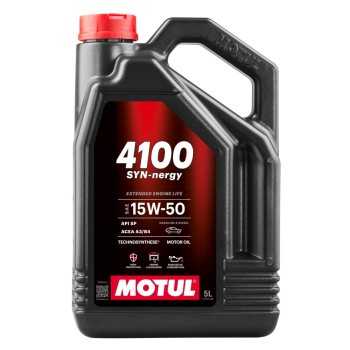 aceite de motor coche - Motul 4100 SYN-Nergy 15w50 5L (ex 4100 Power)