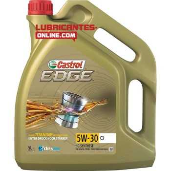 aceite de motor coche - Castrol Edge Titanium FST 5w30 C3 5L