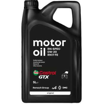 aceite de motor coche - Aceite de motor Renault-Castrol GTX RN-SPEC 0w20 RN17 FE 5L