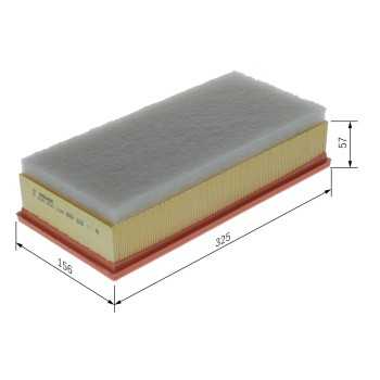 filtro de aire coche - (S0100) Filtro de aire BOSCH F026400100