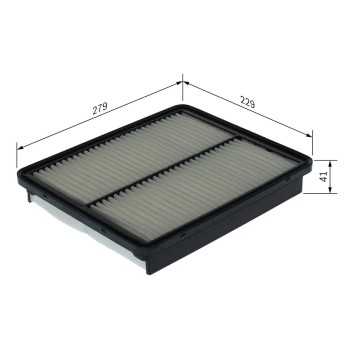 filtro de aire coche - (S0116) Filtro de aire BOSCH F026400116