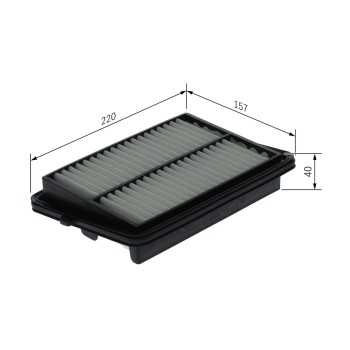 filtro de aire coche - (S0649) Filtro de aire BOSCH F026400649