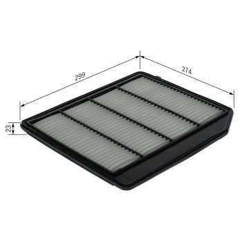 filtro de aire coche - (S0710) Filtro de aire BOSCH F026400710