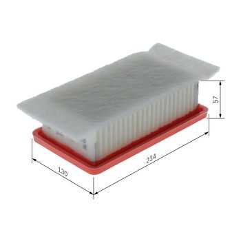 filtro de aire coche - (S0715) Filtro de aire BOSCH F026400715