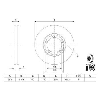 discos de freno coche - (BD2567) Disco de freno BOSCH 0986479D81