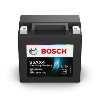 baterias de coche - (A5AX4) Bateria auxiliar AGM Bosch 0092S5AX40