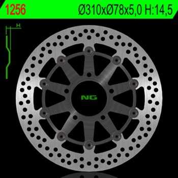 discos de freno moto - Disco de freno NG BRAKES redondo flotante | NG 1256