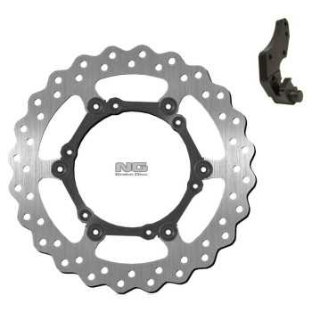 discos de freno moto - Kit disco de freno sobredimensionado NG BRAKES ondulado flotante | NG 1254XK09
