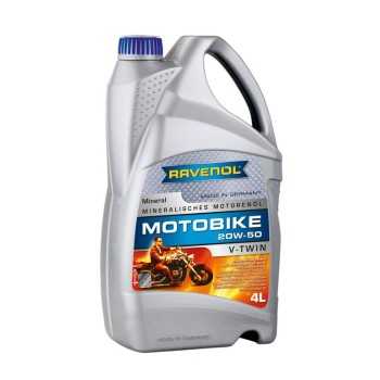 aceite ravenol - RAVENOL Motobike V-Twin 20w50 Mineral 4L