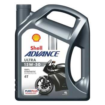 aceite moto 4t - Shell Advance Ultra 4T 15w50 4L