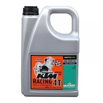 aceite moto 4t - Motorex KTM Racing 4T 20W60 4L | 301346