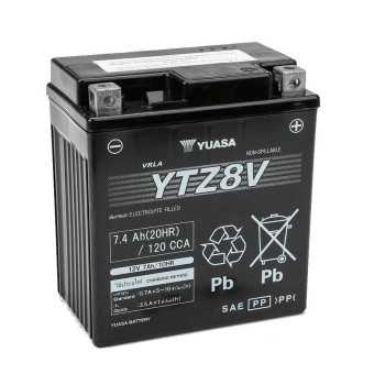 baterias de moto - Batería Yuasa YTZ8V Wet Charged (cargada y activada)
