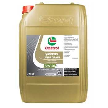 aceite de motor vehiculo comercial y pesado - Castrol Vecton Long Drain 10w40 E7 20L