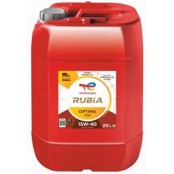 aceite de motor vehiculo comercial y pesado - Total Rubia Optima 1100 15w40 20L