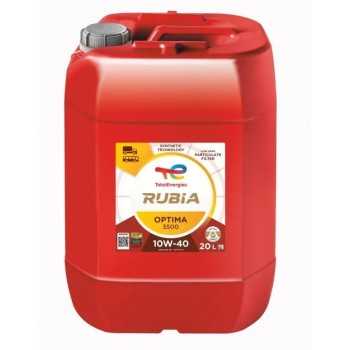 aceite de motor vehiculo comercial y pesado - Total Rubia Optima 3500 10w40 20L