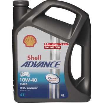 aceite moto 4t - Shell Advance Ultra 4T 10w40 4L