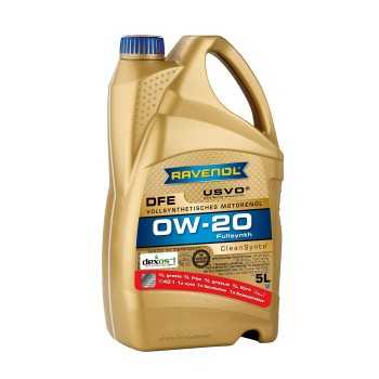 aceite de motor coche - RAVENOL DFE 0w20 4+1L Gratis