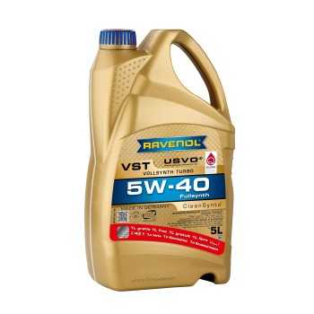 aceite de motor coche - RAVENOL VollSynth Turbo VST 5w40 4+1L Gratis