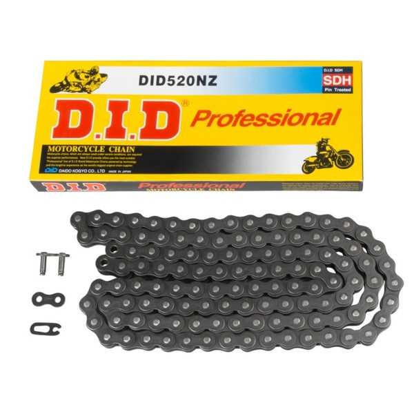 cadenas y enganches - Cadena DID 520NZ 128 FB Nergo clip (B/B) cadenas y enganches -