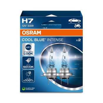 iluminacion coche - Lámpara H7 12V 55W PX26d Cool Blue Intense (Set de 2) | OSRAM 64210CBN-2HB