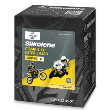 aceite moto 4t - Silkolene Comp 4 20w50 XP CUBE 4L