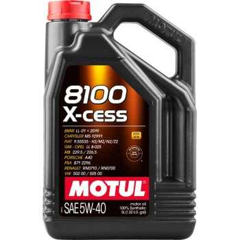 aceite de motor coche - Motul 8100 X-Cess 5w40 5L