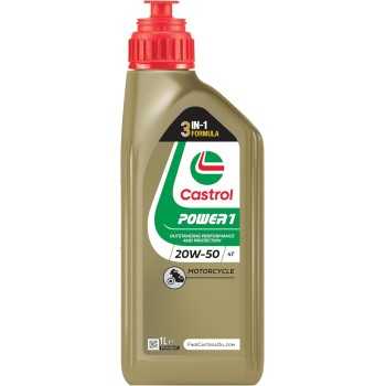 aceite moto 4t - Aceite de moto 4T Castrol Power1 20w50 1L
