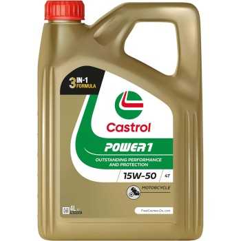 aceite moto 4t - Aceite de moto Castrol Power1 15w50 4L
