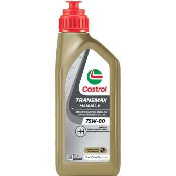 aceite cajas manuales coche - Castrol Transmax Manual V 75w80 1L (Antiguo Syntrans V FE 75w80)