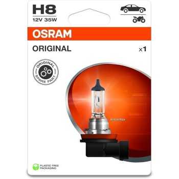 iluminacion coche - Lámpara H8 12V 35W PGJ19-1 (1 ud) | OSRAM 64212-1BL