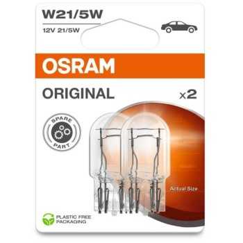 iluminacion coche - Lámpara W21/5W 12V 21/5W W3x16q (2 uds) | OSRAM 7515-2BL