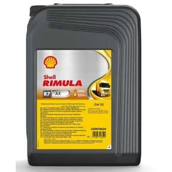 aceite de motor vehiculo comercial y pesado - Shell Rimula R7 AX 5w30 20L