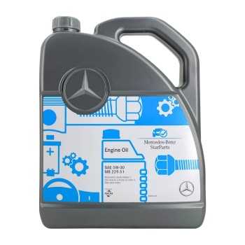 aceite de motor coche - Aceite de motor Original Mercedes Benz 5w30 MB 229.51 5L