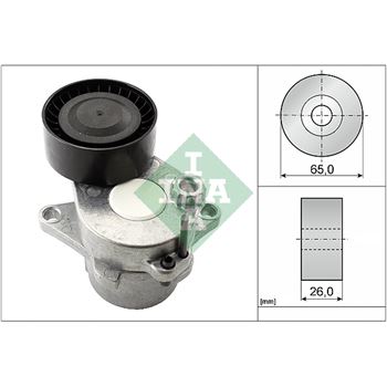 rodillo tensor correa nervada - Brazo tensor, correa poli V INA 534 0611 10