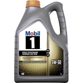 aceite de motor coche - Mobil 1 FS X2 5w50 5L