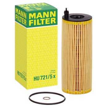 filtro de aceite coche - Filtro de aceite MANN HU 721/5 X