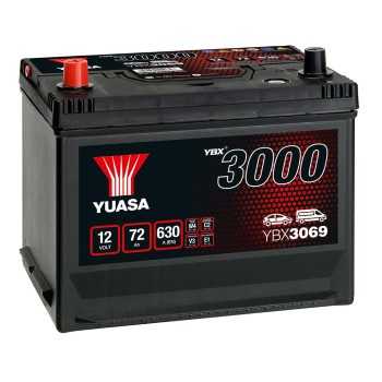baterias de coche - Batería de arranque Yuasa YBX3096 (76Ah/680A)