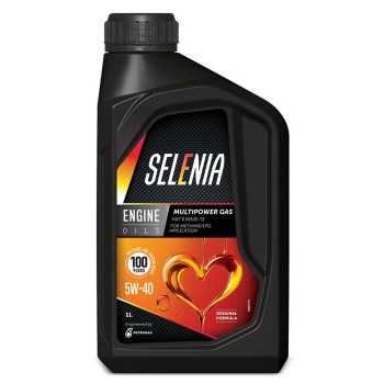 aceite de motor coche - Petronas Selenia Multipower Gas 5w40, 1L