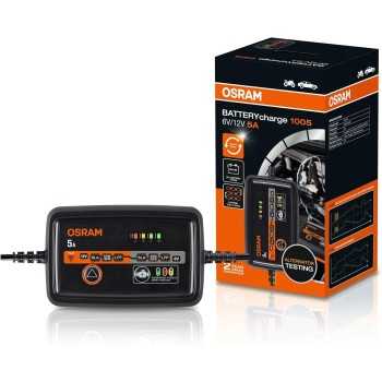 cargadores - OSRAM BATTERYcharge 1005 – Cargador de baterías inteligente de 5 A para baterías de 6V y 12V
