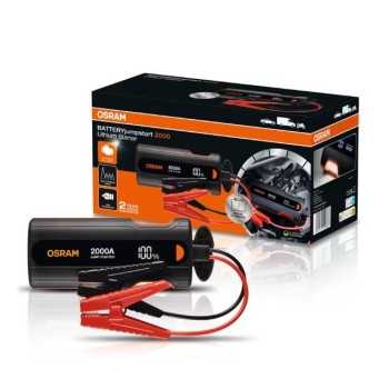 arrancadores de baterias - Arrancador de baterías portátil 2000A 12V OSRAM BATTERYjumpstart OJS040