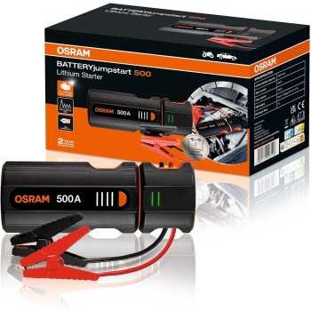 arrancadores de baterias - Arrancador de baterías portátil 500A 12V OSRAM BATTERYjumpstart OJS010