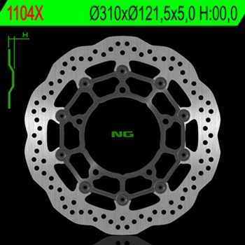 discos de freno moto - Disco de freno ondulado NG 1104X